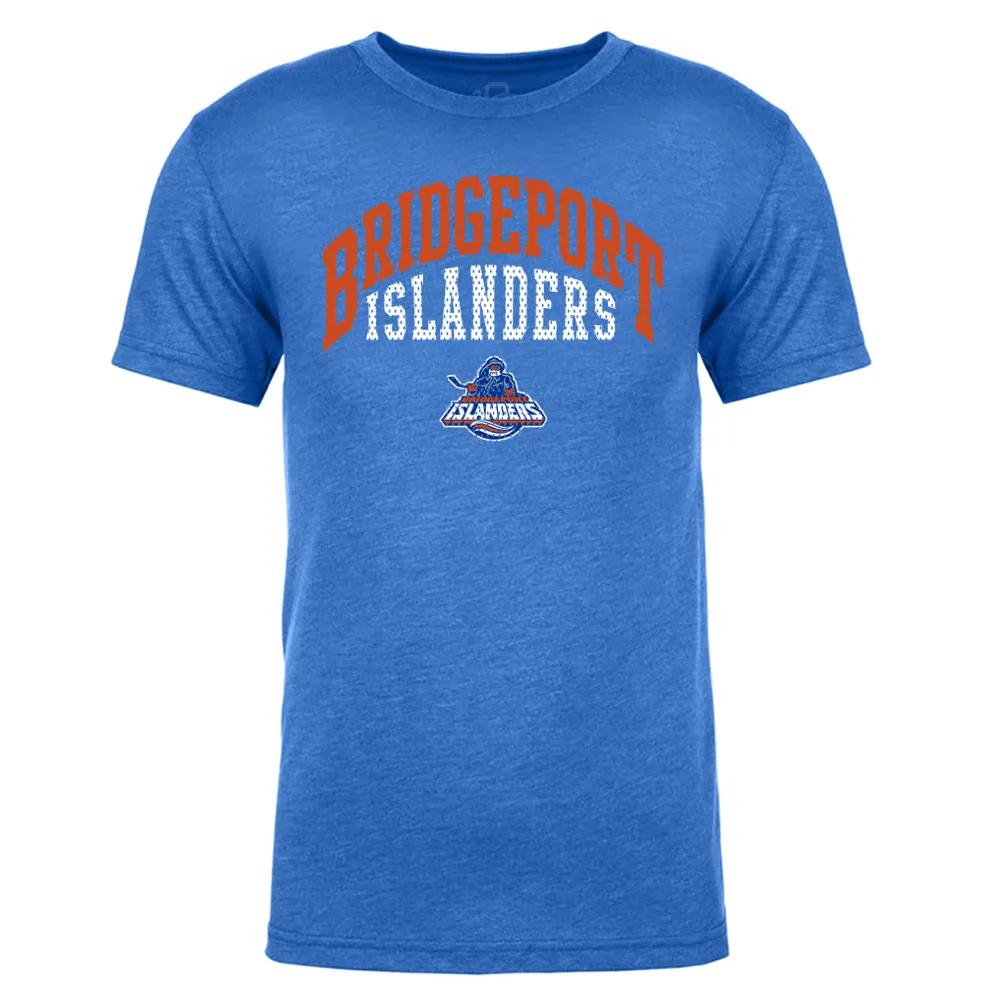 108 Stitches Bridgeport Islanders Athletic Adult Short Sleeve T-Shirt