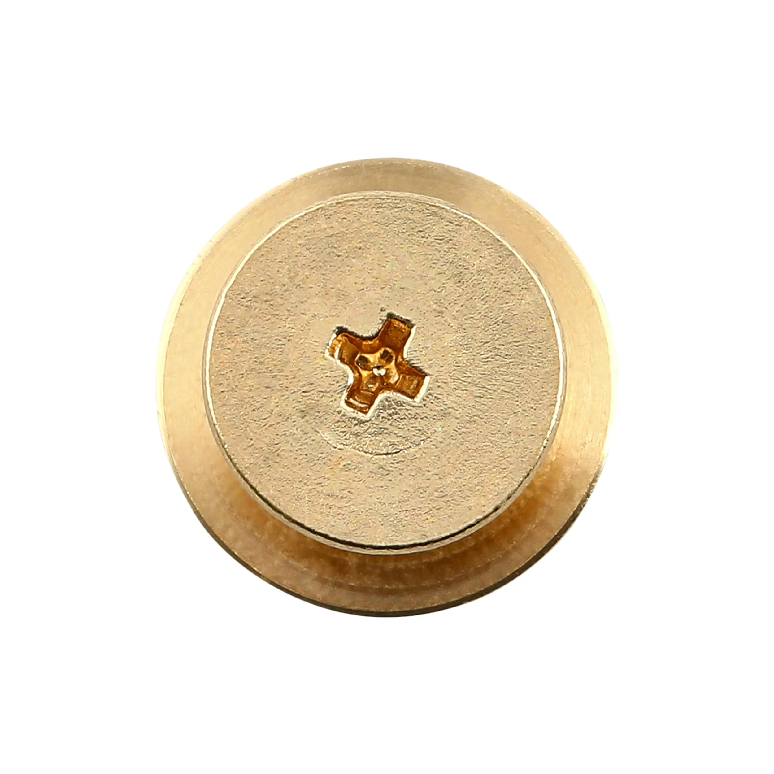 13mm Brass, Stud with Screw, Zinc Alloy - PK5, #P-4003-13-BRS