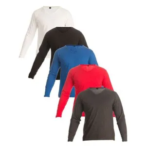 BnB Accessories Bundle Of 5 Round Neck Long Sleeves Shirts