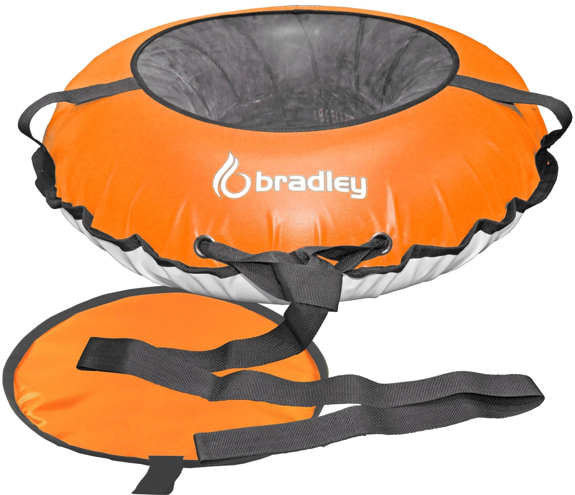 Bradley Snow Tubes: 42-Inch Heavy Duty Inflatable Sledding Tubes with or without Padded Saucer Sled - Elevate Your Snow Fun! Best Sledding Adventure Tubes