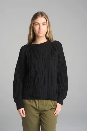 Chunky Cable Knit | Black