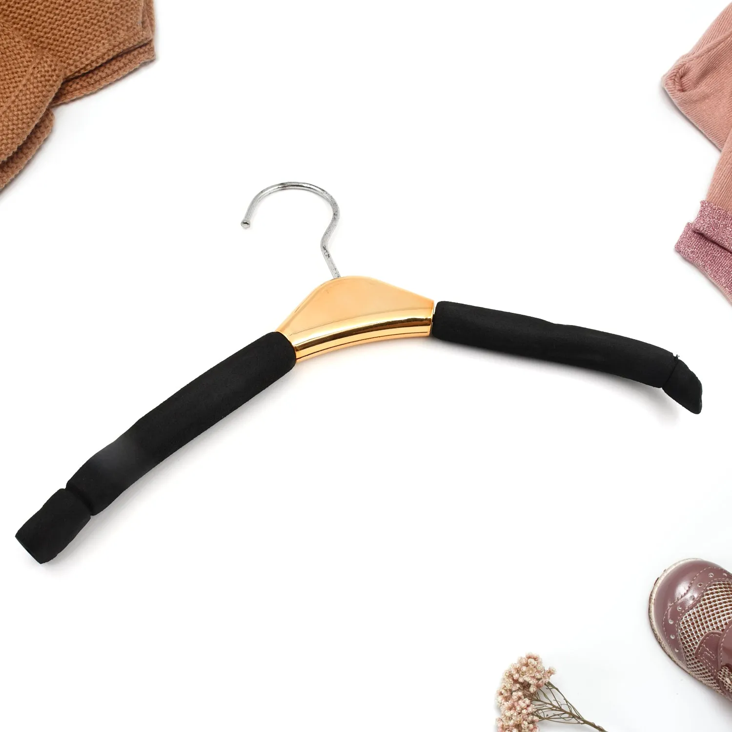 Durable Sponge Hanger with Clip for Clothes (1 Pc)