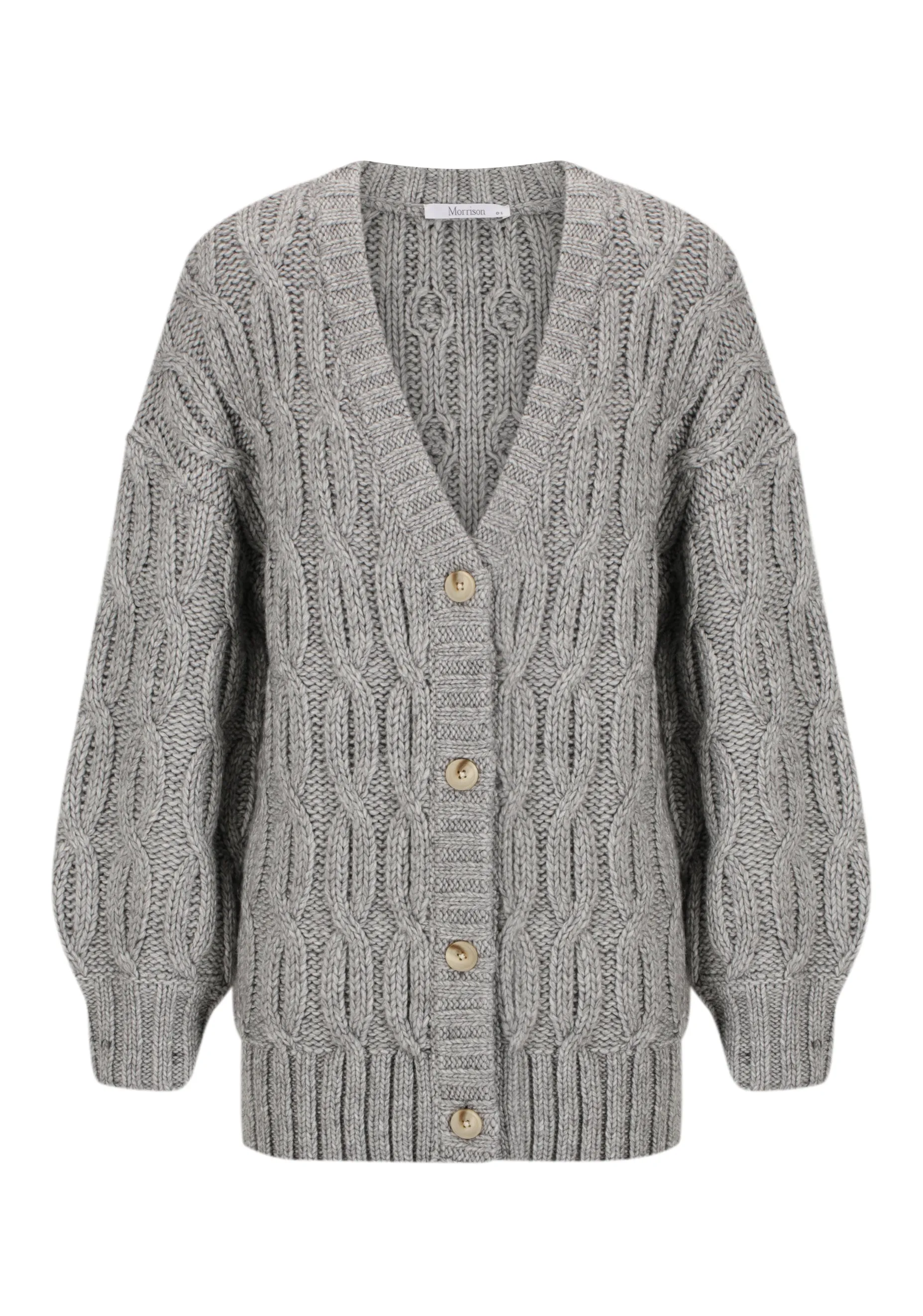 Eden Knit Cardigan_Grey