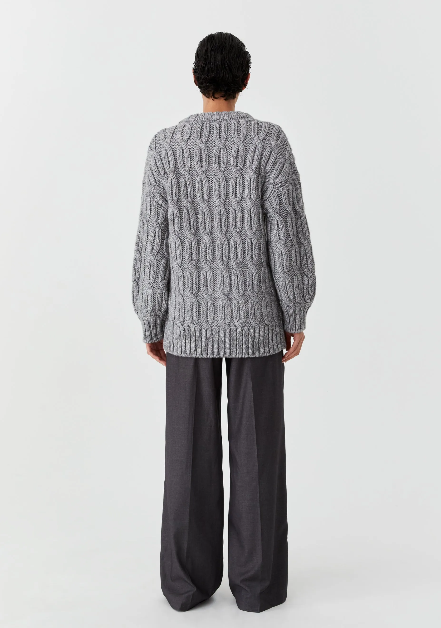 Eden Knit Cardigan_Grey