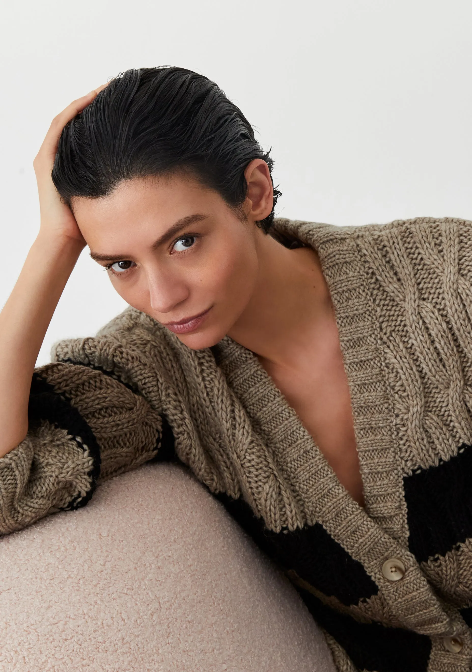 Eden Knit Cardigan_Stripe