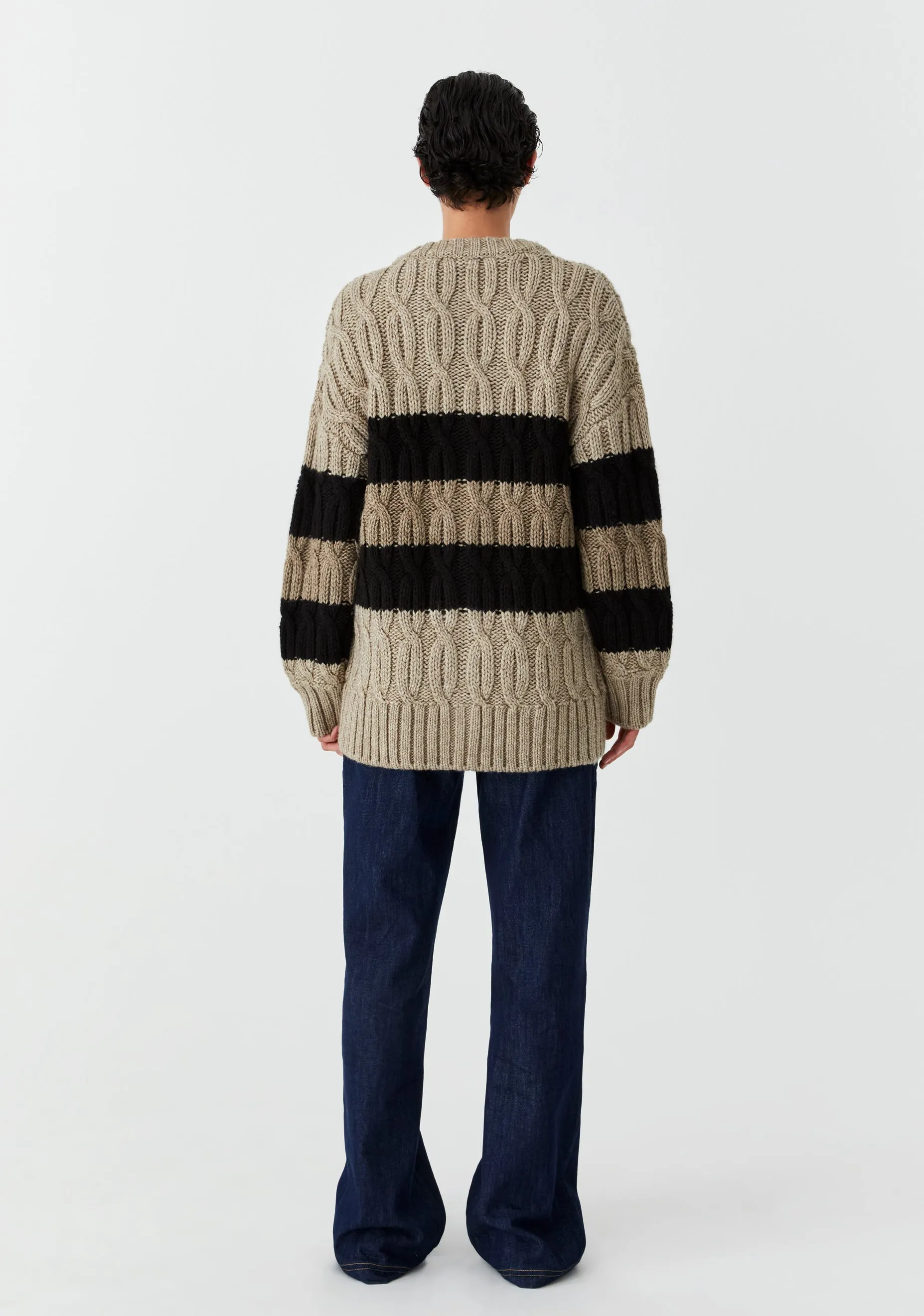 Eden Knit Cardigan_Stripe