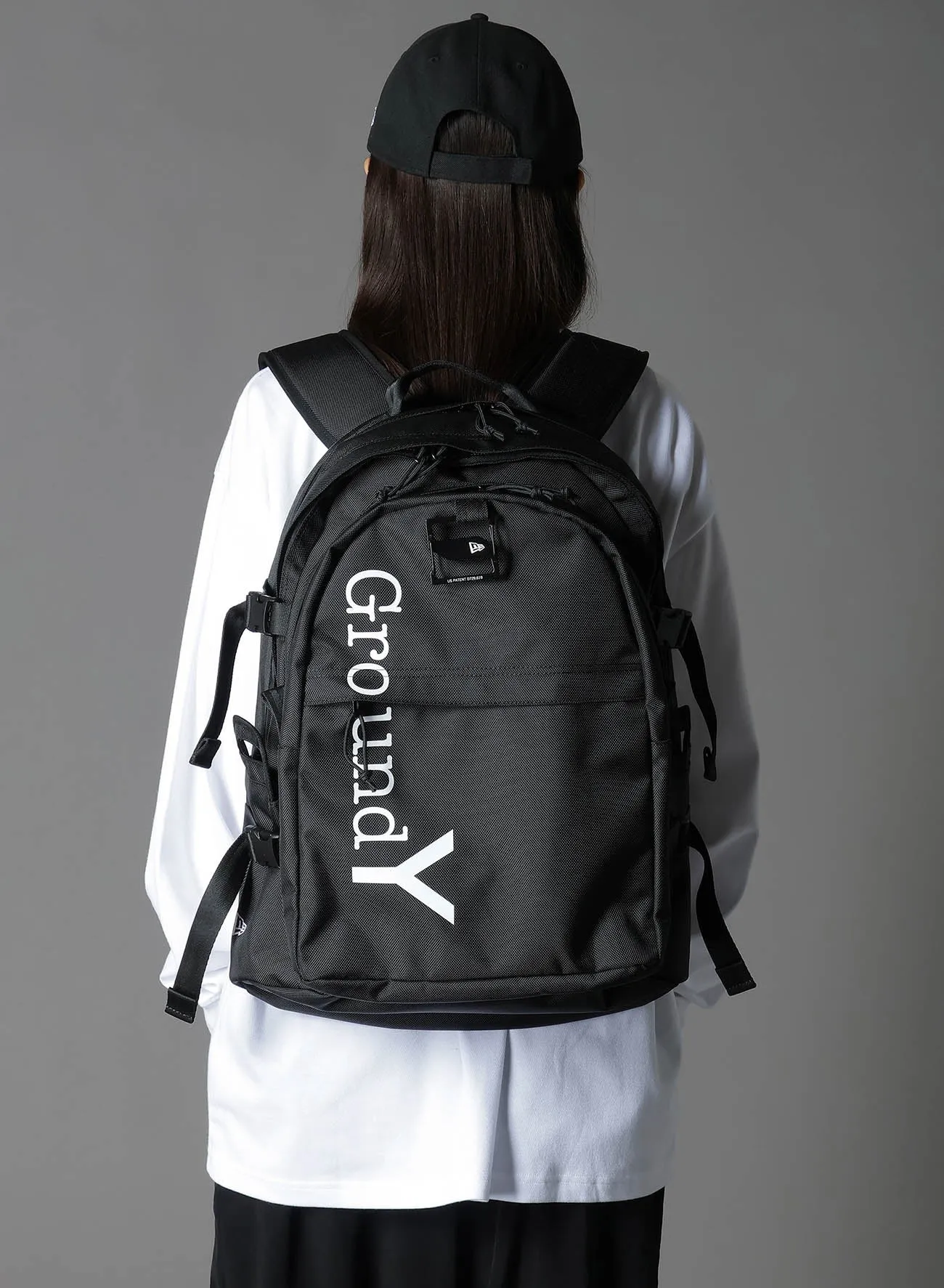 Ground YNEWERA  GROUND Y LOGO POLYESTER CARRIE PACK