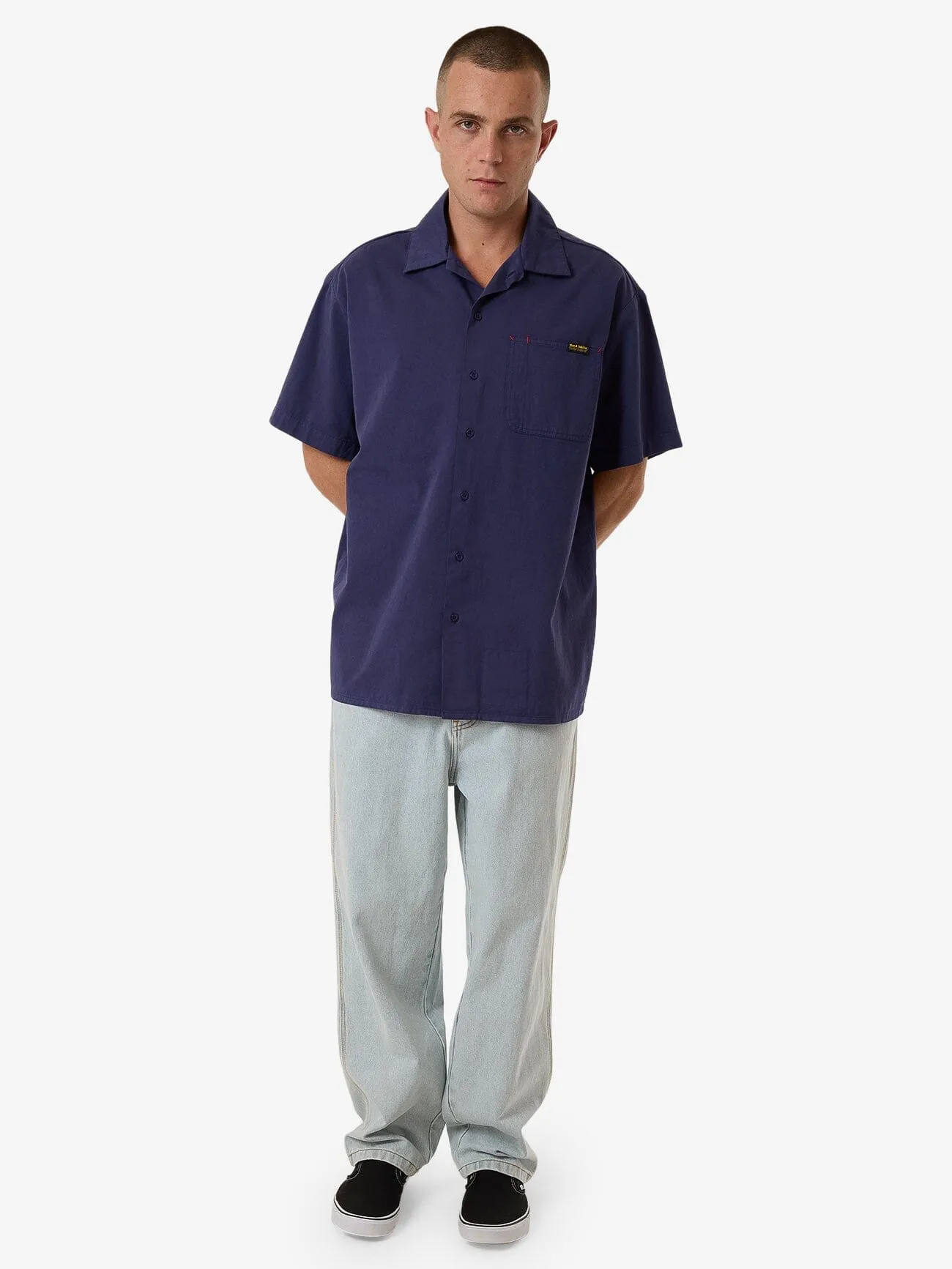 HYC Short Sleeve Utility Shirt - Yakka Blue
