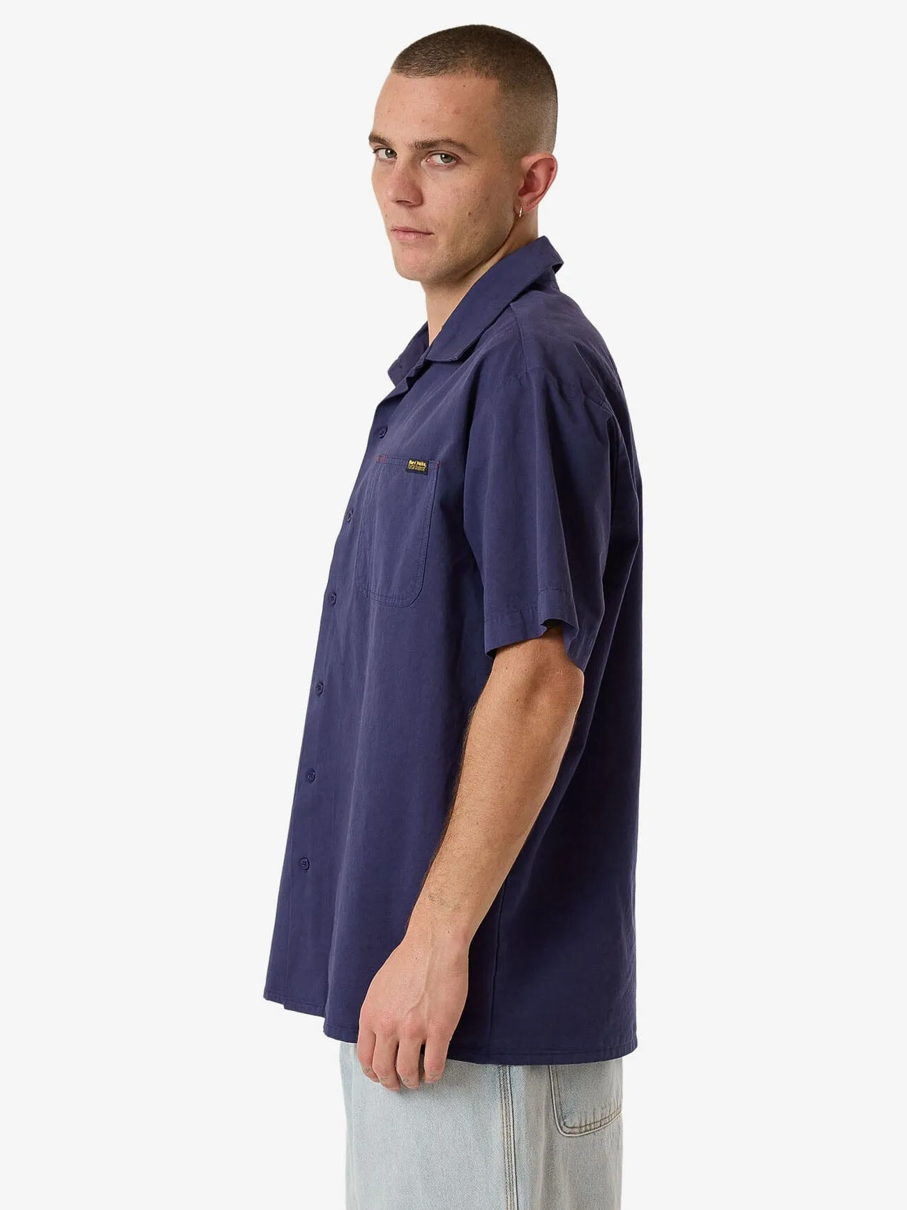 HYC Short Sleeve Utility Shirt - Yakka Blue