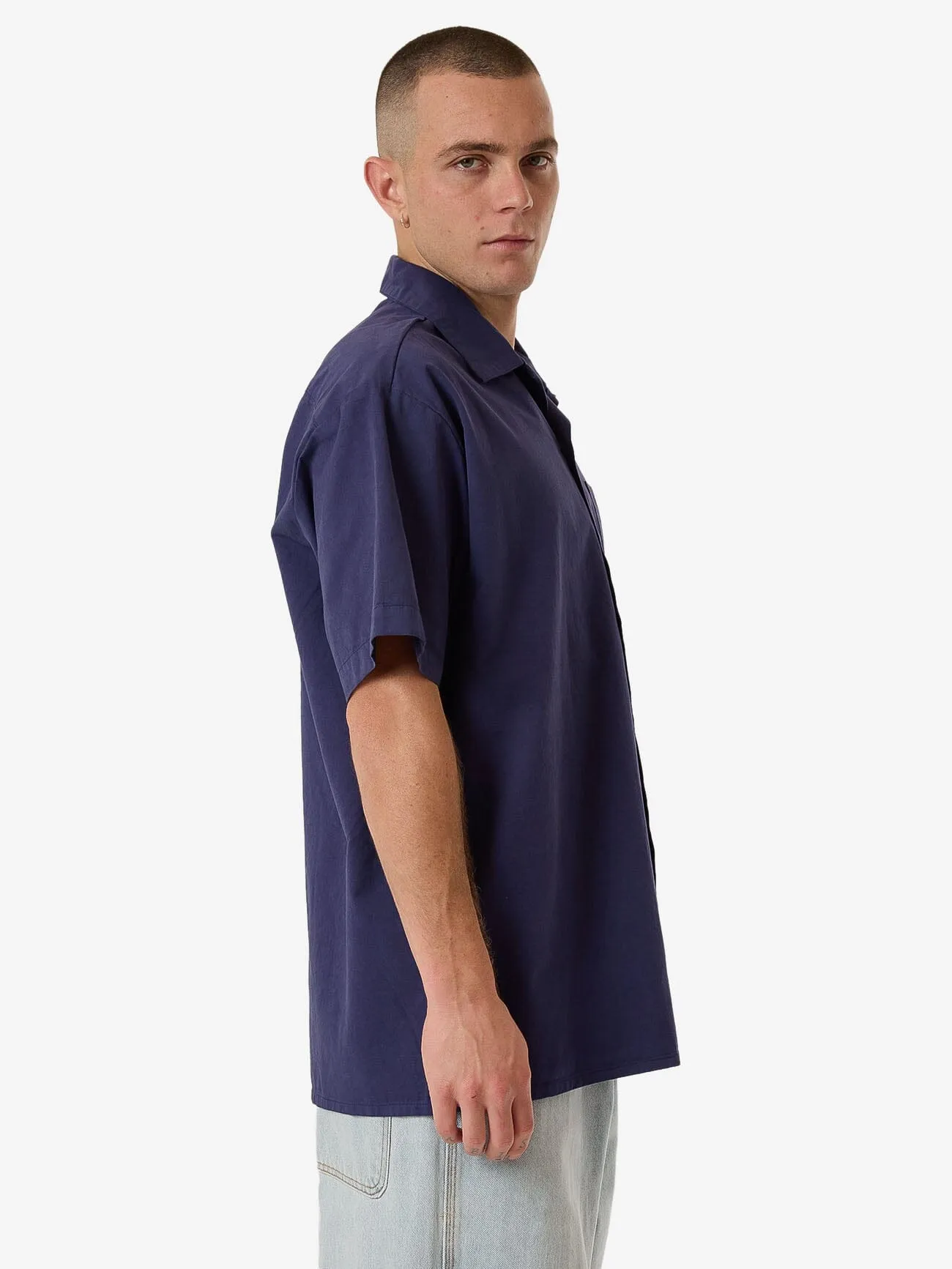HYC Short Sleeve Utility Shirt - Yakka Blue
