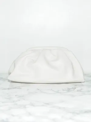 Ivory Soft Leather Clutch