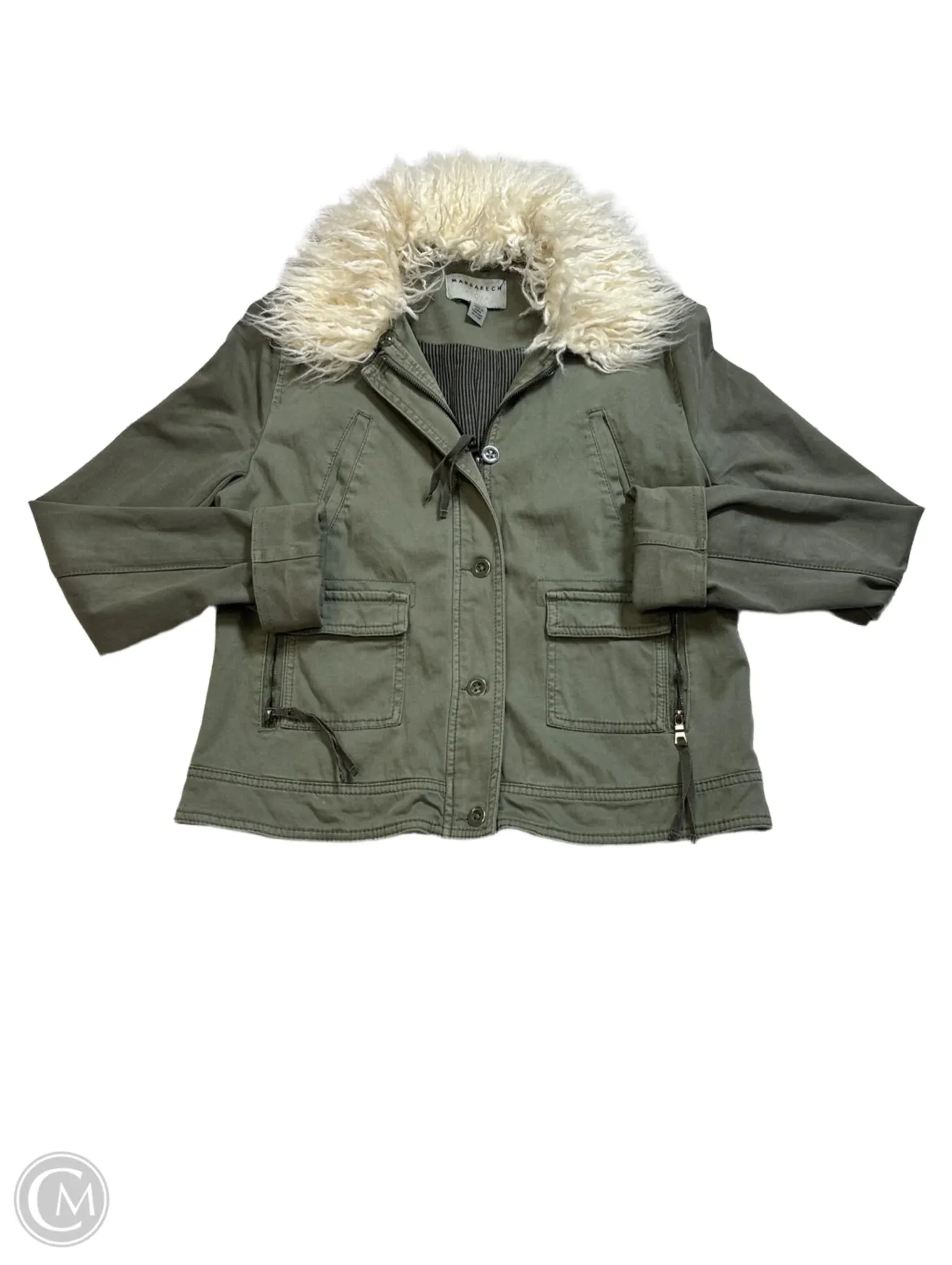 Jacket Utility By Marrakech In Green, Size: M