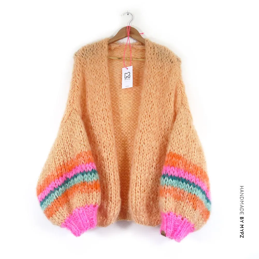 Knitting Kit – MYPZ Basic Chunky Cardigan Creme No.15 (ENG-NL-DE-ES-FR)