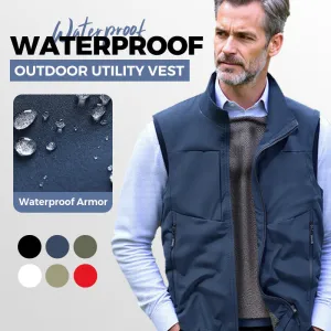  Limited Time 50% OFF! Men's Waterproof Outdoor Utility Vest