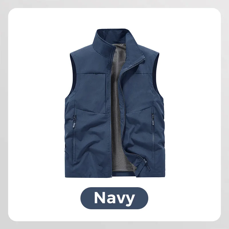  Limited Time 50% OFF! Men's Waterproof Outdoor Utility Vest