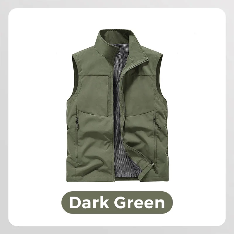  Limited Time 50% OFF! Men's Waterproof Outdoor Utility Vest