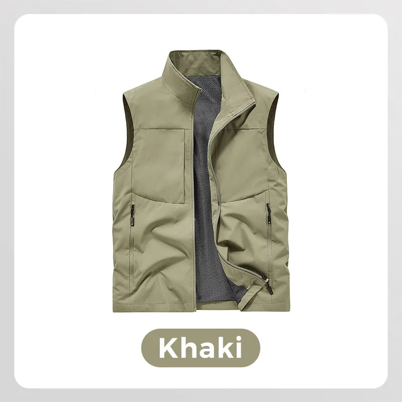  Limited Time 50% OFF! Men's Waterproof Outdoor Utility Vest