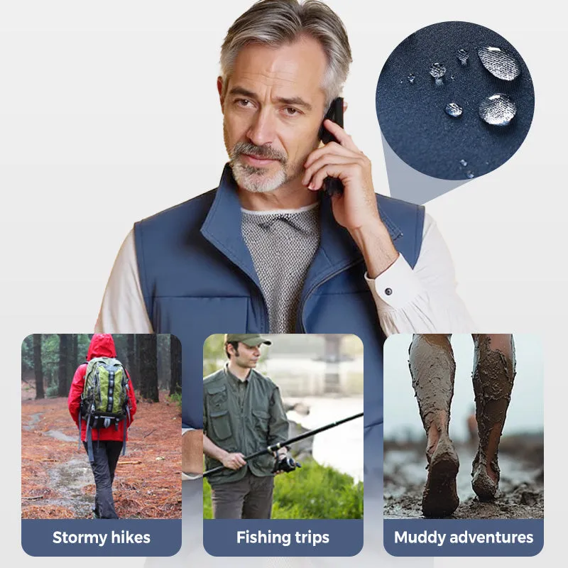  Limited Time 50% OFF! Men's Waterproof Outdoor Utility Vest
