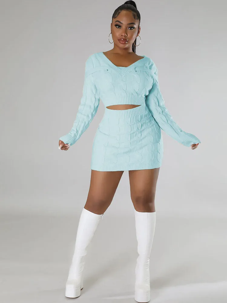 Long Sleeves Cut Out Mini Dresses
