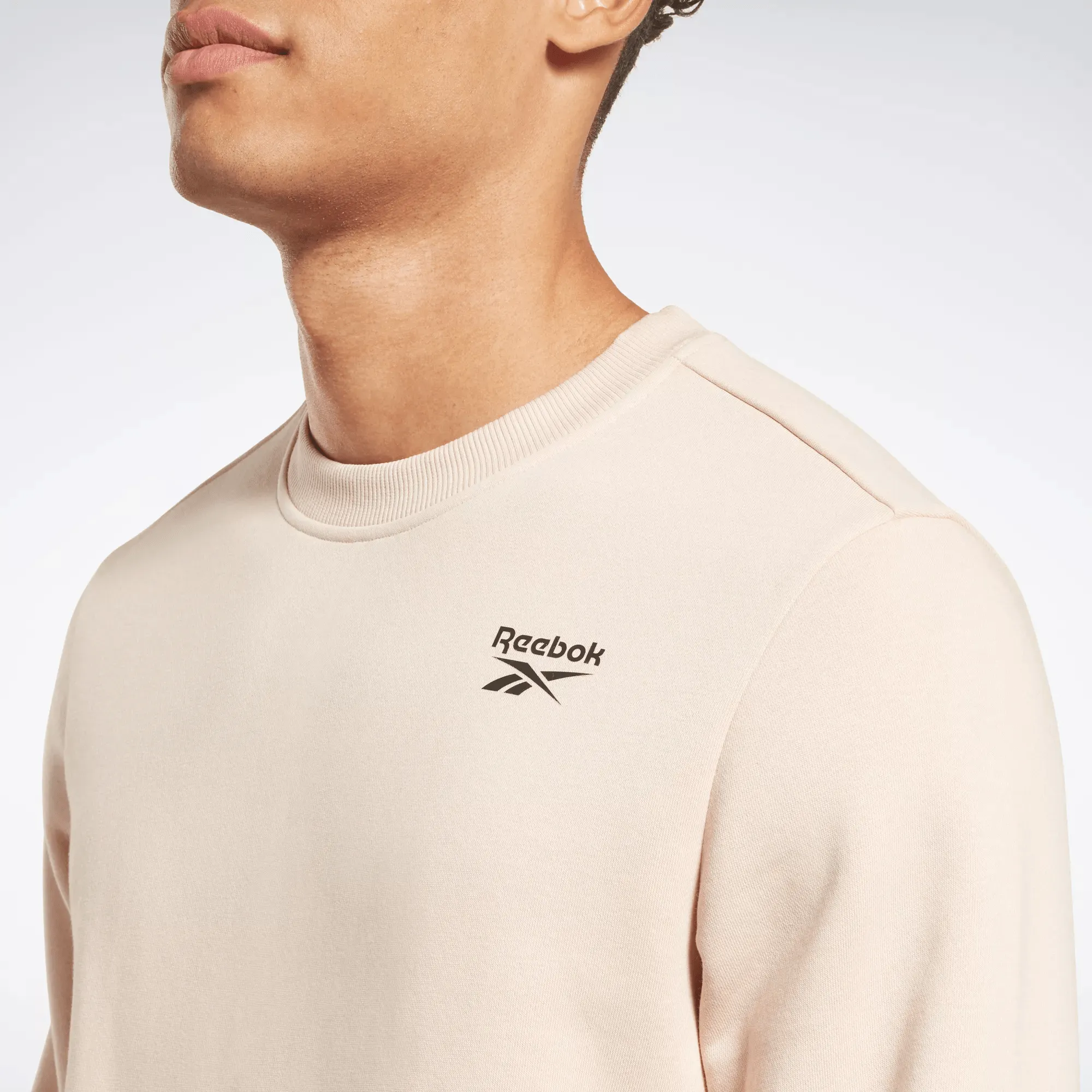 Men's Reebok Identity Fleece Vector Crew Sweatshirt
