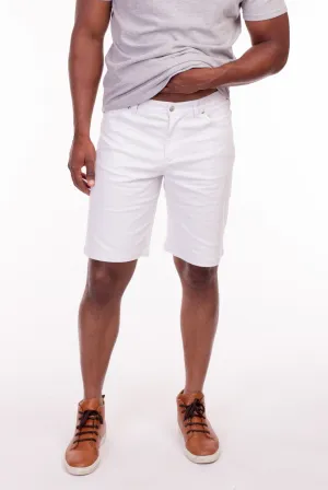 NAPA WHITE DENIM SHORTS
