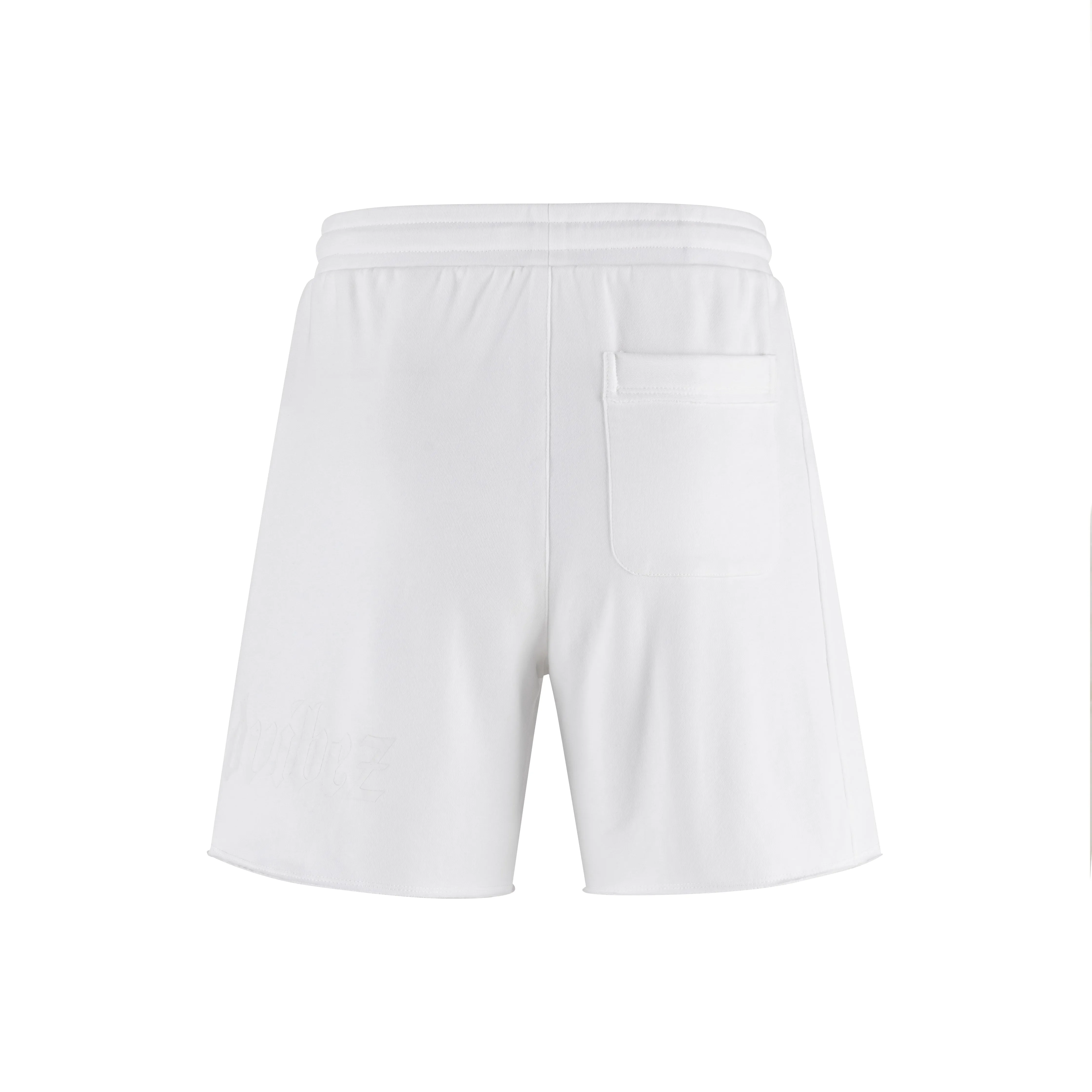 NOBADVIBEZ WHITE SHORTS