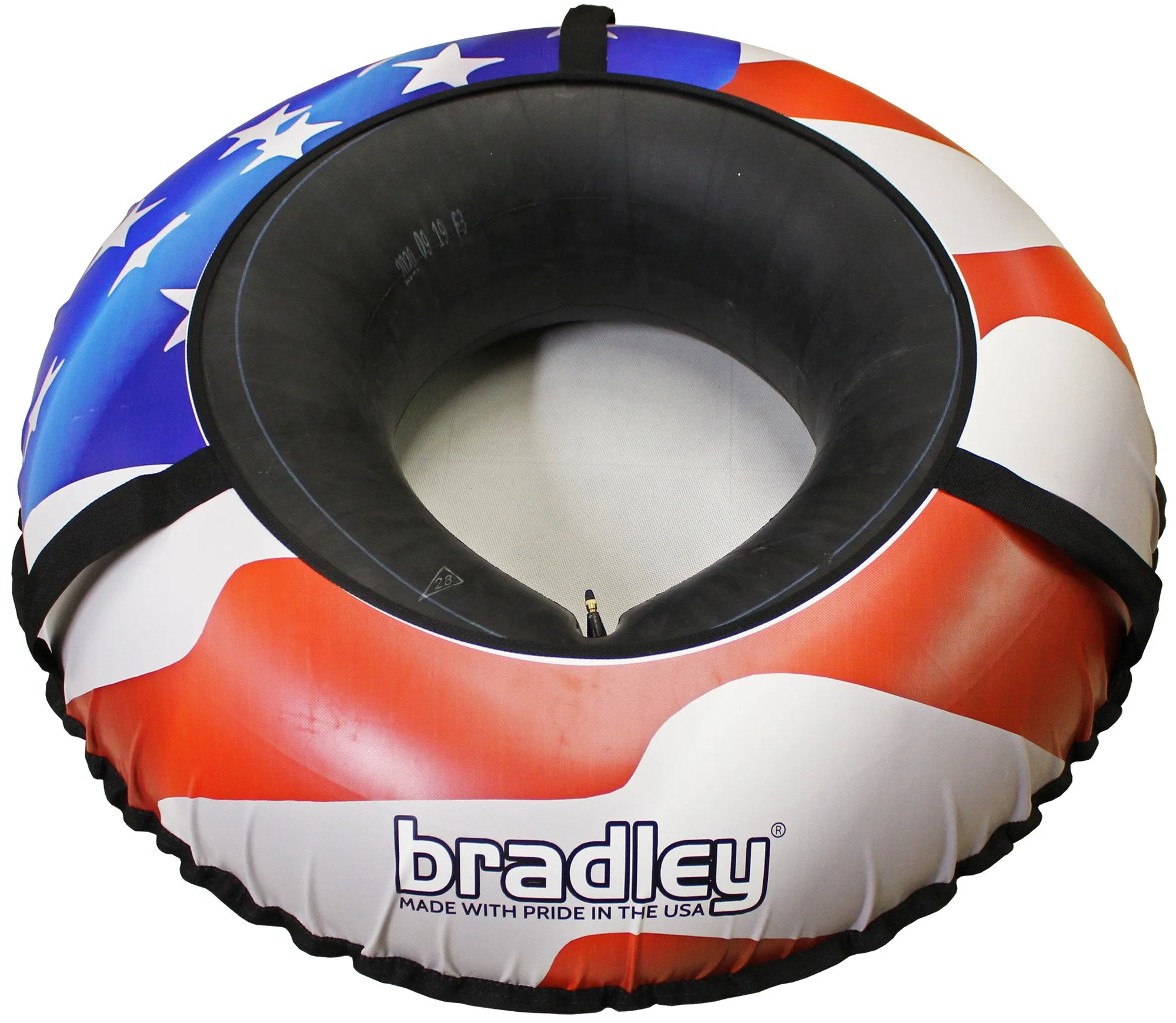 Pack of two Bradley heavy duty tubes for floating the river; Whitewater water tube; Rubber inner tube with cover for river floating; Linking tandem river tubes; river raft tube