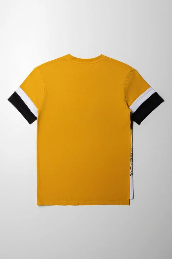 Player 01 Short Sleeve T-Shirt Yellow