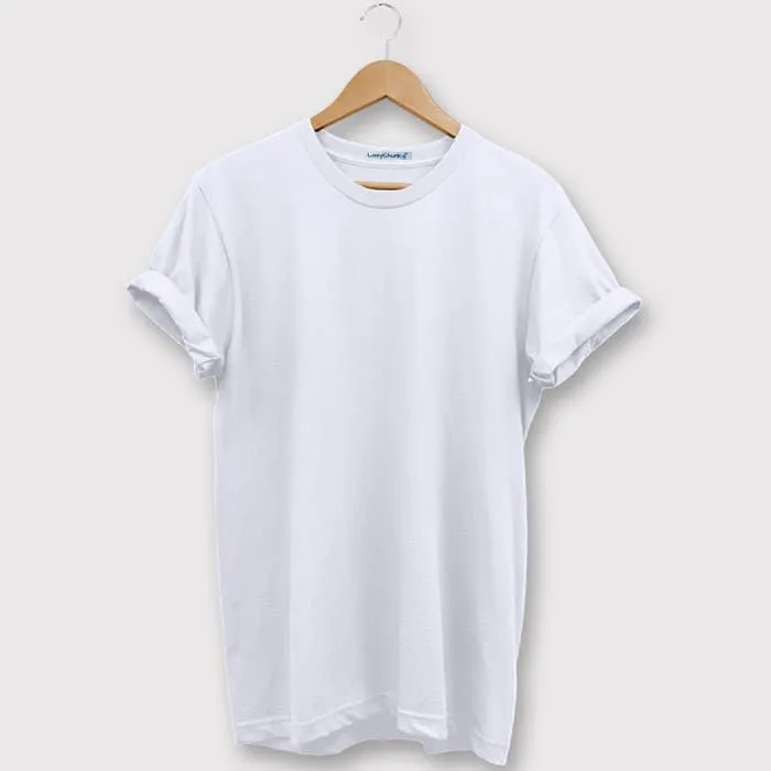 Round Neck Combo "White, Navy Blue & Black" Half sleeves t shirt . (Pack Of 3) by Lazychunks
