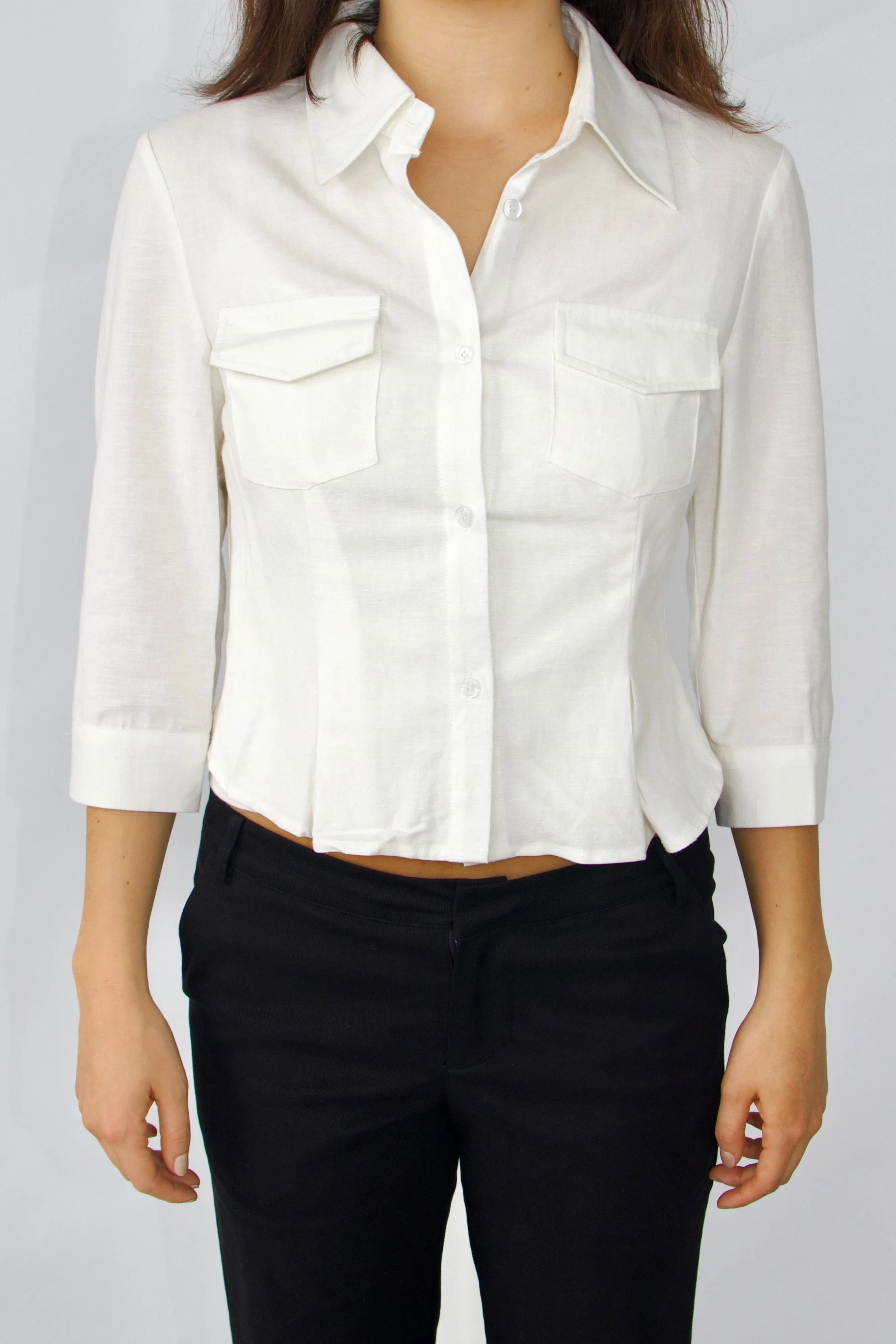 SCG MADE | Madison button up linen fitted shirt