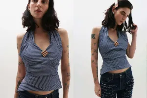 Stripe Abstract Top