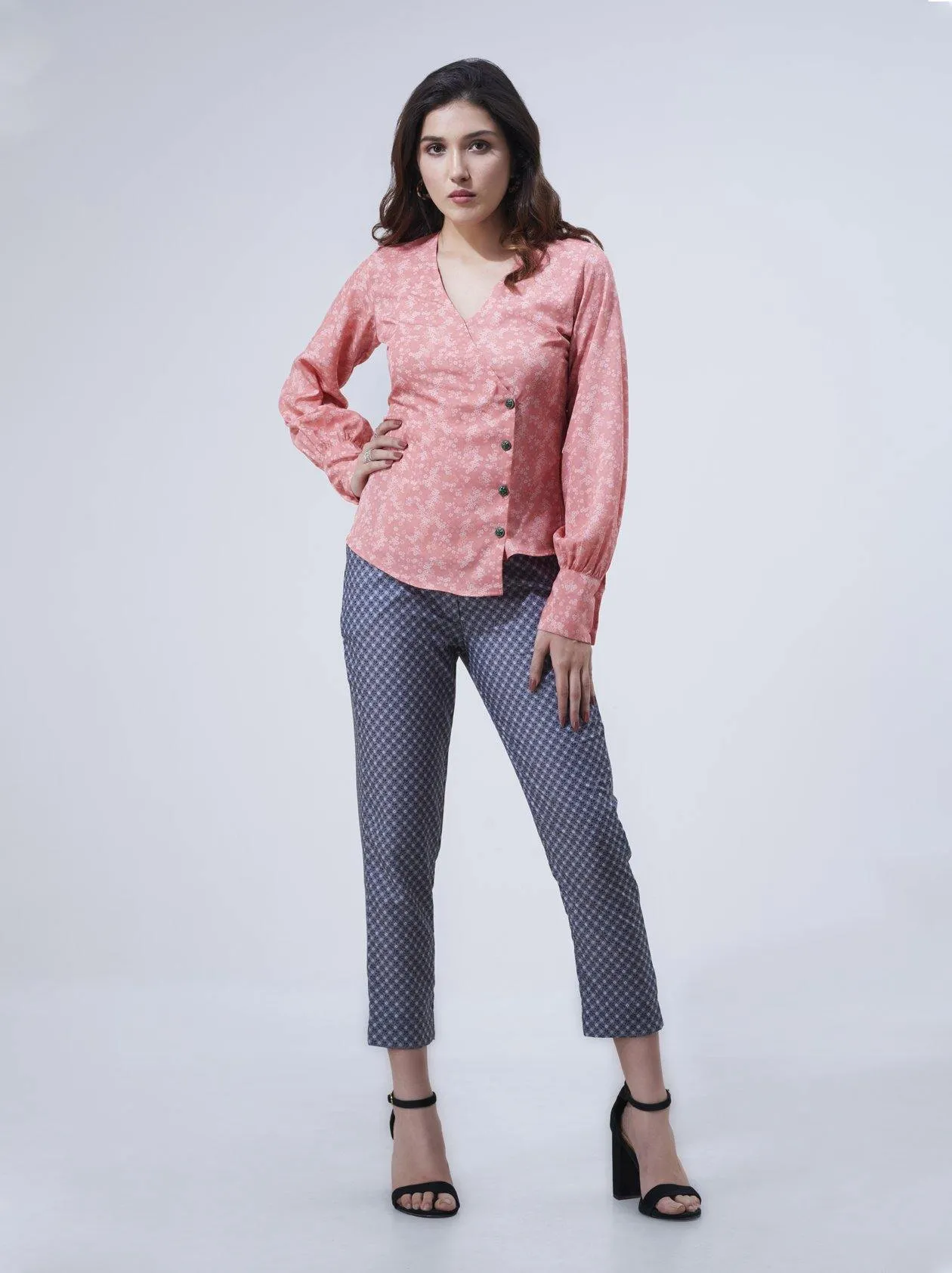 Stylish Blue Printed Womens Bottom (GBWB1006)