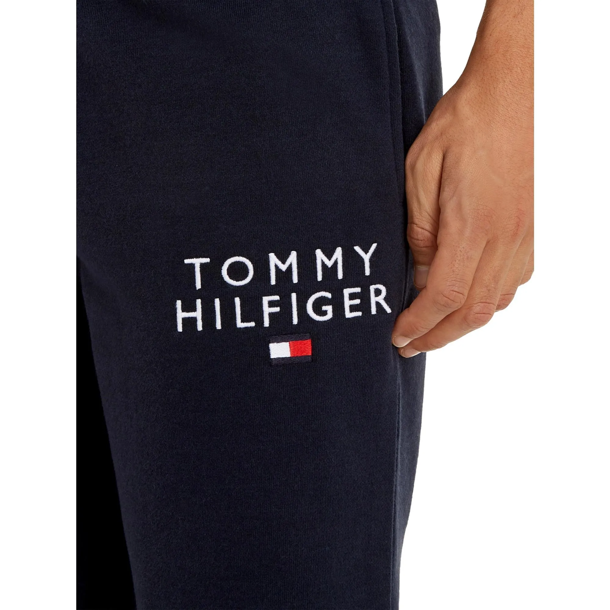 Tommy Hilfiger Men's Embroidered Logo Shorts - Desert Sky
