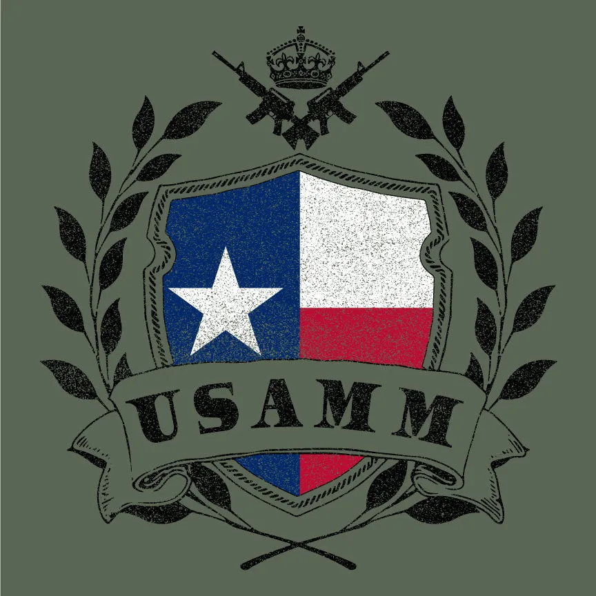 USAMM Shield Texas Flag T-Shirt