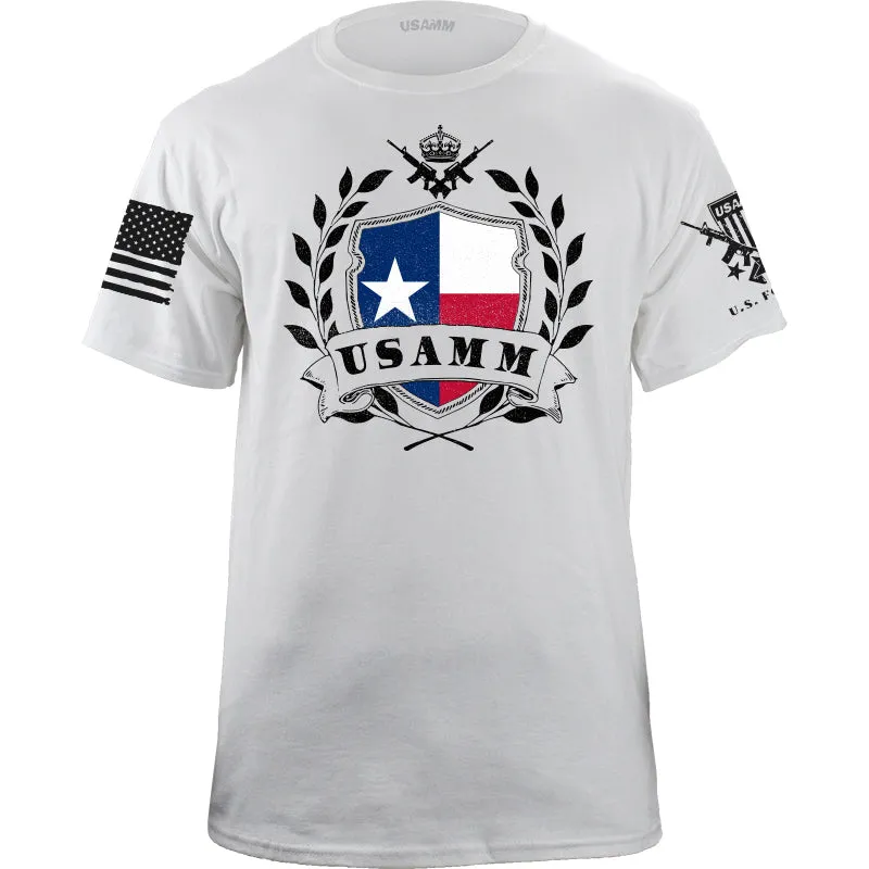 USAMM Shield Texas Flag T-Shirt