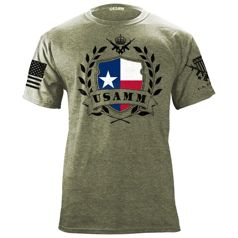 USAMM Shield Texas Flag T-Shirt