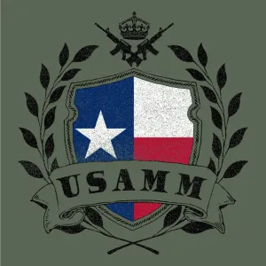 USAMM Shield Texas Flag T-Shirt