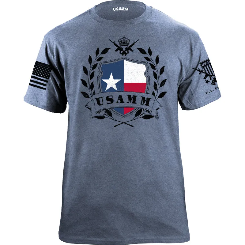 USAMM Shield Texas Flag T-Shirt