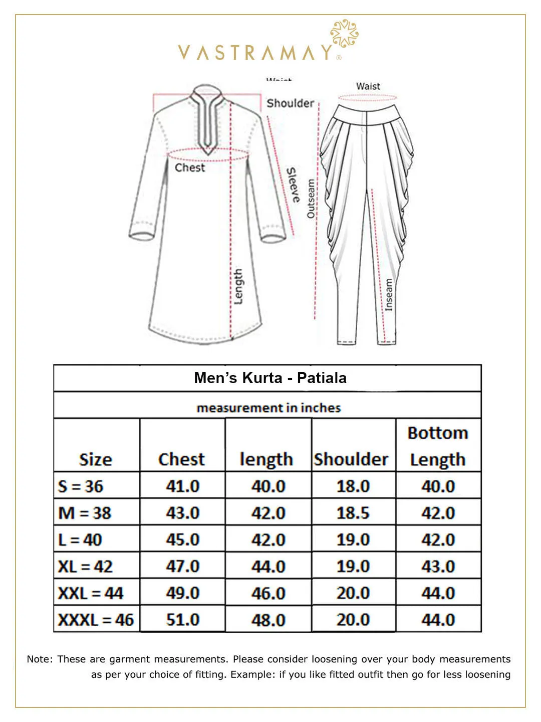 VASTRAMAY Pink Chikankari Kurta With Patiala