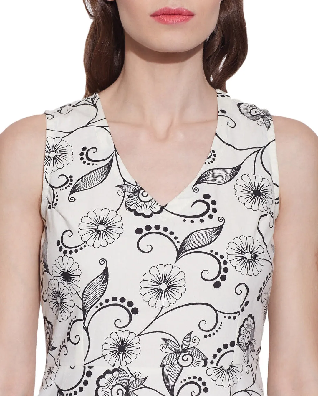 Womens Accessories Cotton Printed Dress,Machine Washable,W-CPD32-1632, Size-32 Inch