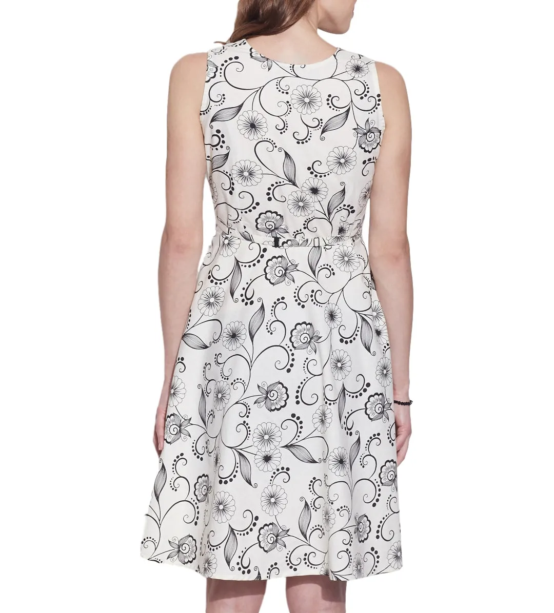 Womens Accessories Cotton Printed Dress,Machine Washable,W-CPD32-1632, Size-32 Inch