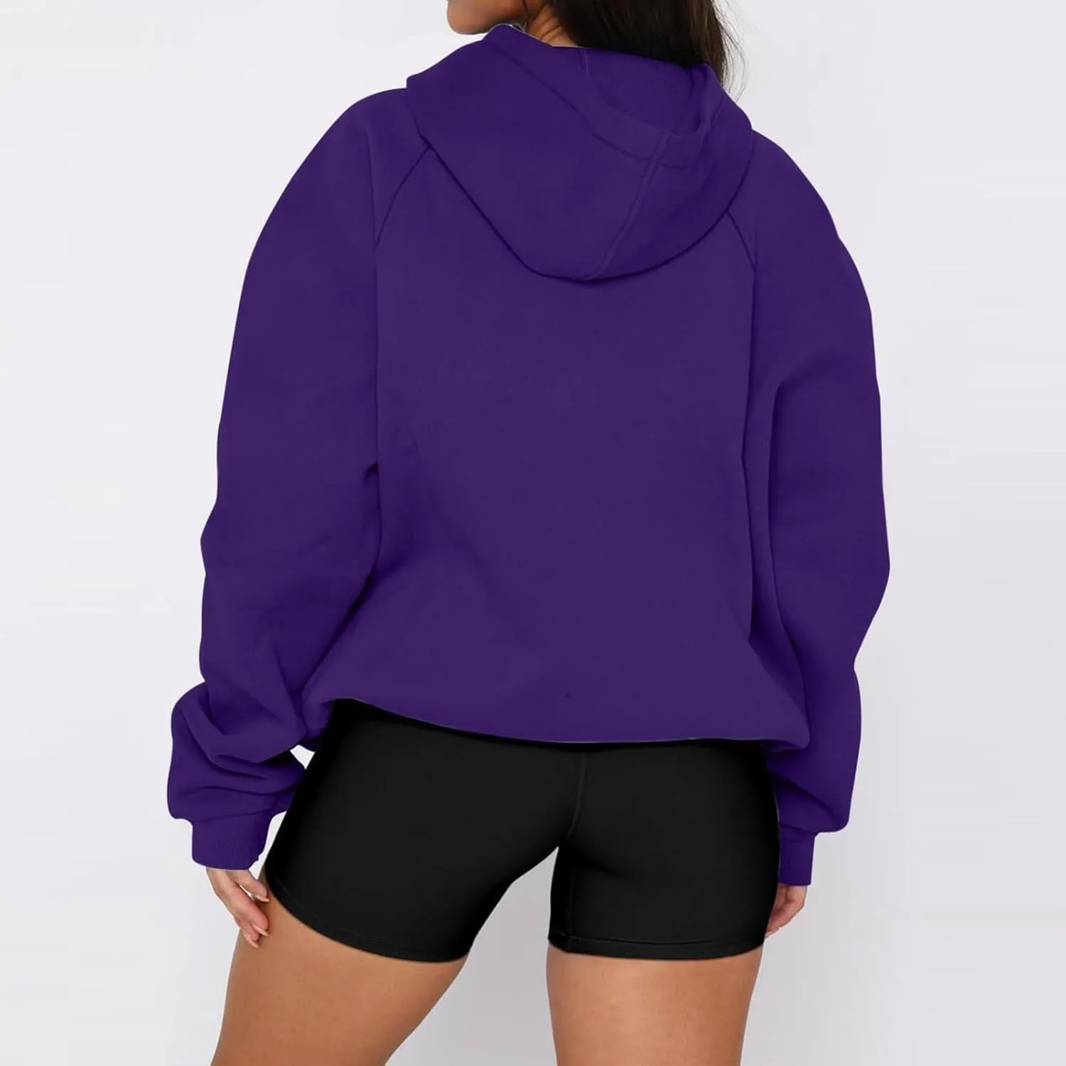Womens Fleece Oversized Hoodies Sweatshirts Hooded Pullover Tops Sweaters Casual Comfy Fall Fashion Outfits Clothes