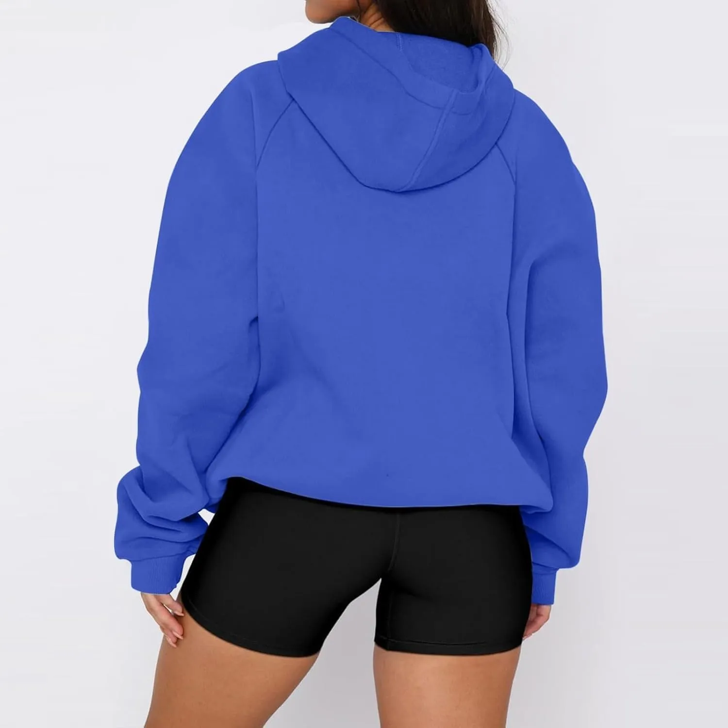Womens Fleece Oversized Hoodies Sweatshirts Hooded Pullover Tops Sweaters Casual Comfy Fall Fashion Outfits Clothes