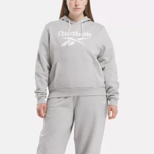 Women's Reebok Identity Big Logo Fleece Hoodie (Plus Size)